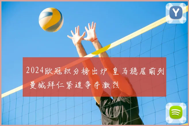 2024欧冠积分榜出炉 皇马稳居前列 曼城拜仁紧追争夺激烈